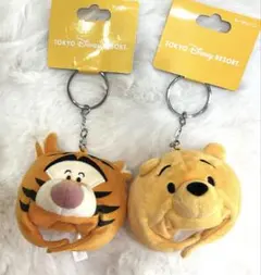 東京ディズニーリゾート ティガー プーさん ファンキャップキーホルダー 2個