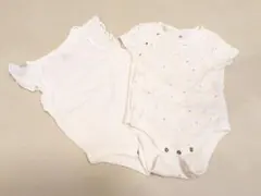【6-70サイズ（3-6m）】baby gap ロンパース 2枚セット