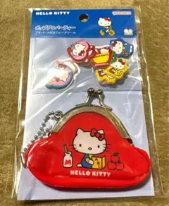 新品♡ハローキティ ポップデコパーティー プチパース付きフレークシール がま口