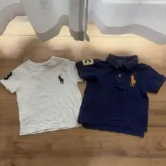 【Polo by Ralph Lauren】ポロシャツTシャツセット 12M