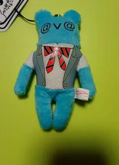 水色のスーツクママスコット