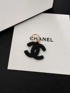 CHANEL ココマーク チャーム ブラック