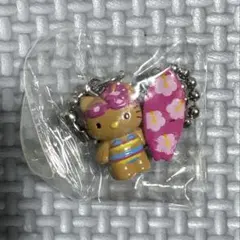 Hello kitty ハローキティ 日焼け サーフ キーホルダー 平成 レトロ