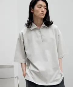 wym ハーフジップTシャツ Lのサムネイル
