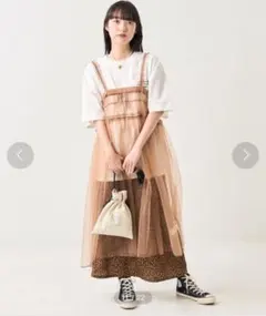 FREAK'S STORE フリークスストア　チュール キャミ ミニワンピース