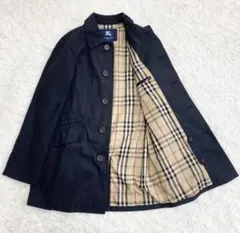 【極美品】バーバリー ステンカラーコート ノバチェック メンズL