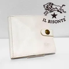 美品 IL BISONTE イルビゾンテ スウエアウォレット ホワイトのサムネイル