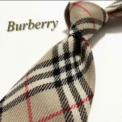 Burberrys バーバリー ネクタイ ノバチェック ホースロゴ シルク100