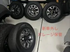 ジムニーシエラ 純正ホイールセット4本+1本 新車外しのサムネイル
