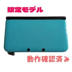 液晶良好　ニンテンドー3DS LL　ターコイズ×ブラック　限定モデル　0033d