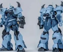 MG＆HG グフカスタム完成品 2体セット 台座とケース付 - メルカリ