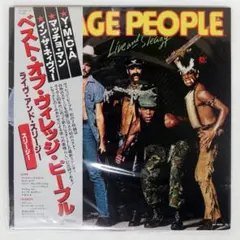 LP/ヴィレッジ・ピープル/ライブ・アンド・スリージVIP-9569-70w75