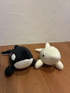 【新品未使用】名古屋港水族館 GW限定くじ シャチ ぬいぐるみ レアのサムネイル