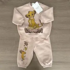 新品　H&M ライオンキング シンバ トレーナーセットアップ　70cm