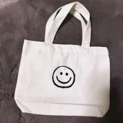 【新品未使用】smile☺︎スマイル　ミニトートバッグ　オフホワイト