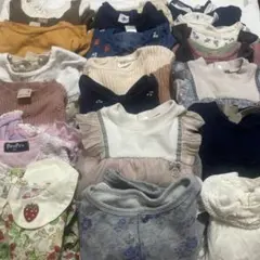 80サイズ　ガール　19枚セット