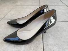 ファビオルスコーニ パンプス　ブラック　24センチ