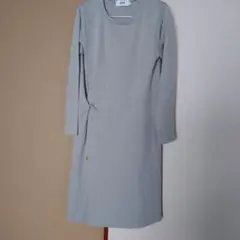 15♪　ワンピース　長袖　リブ素材　AZUL