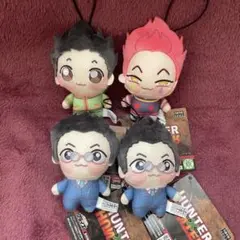 HUNTER×HUNTER ちょぴぬいぷち　ゴン、ヒソカ、レオリオ　4点セット