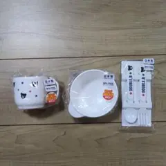 ミキハウス ダブルB ベビー食器セット マグ ボウル スプーン フォークのサムネイル