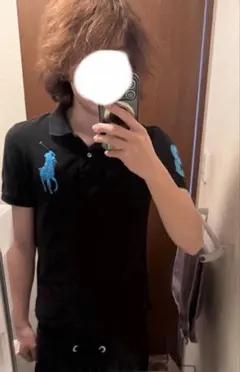ラルフローレン ビッグポニー ポロシャツ M ブラック swag drip