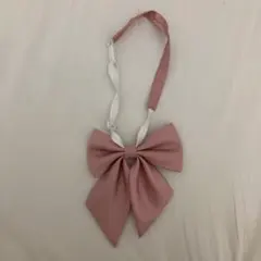 ピンク 制服 リボン 調整可能