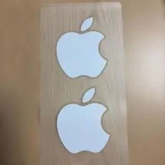 Apple ロゴ ステッカー 2枚セット