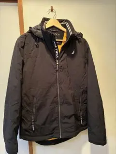 NAUTICA 防水ナイロンジャケット Sサイズ ブラック