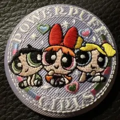 【匿名配送】 パワーパフガールズ 刺繍入り缶バッジ 集合