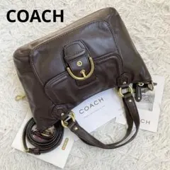 極美品 vintage coach old archive y2k キャンベル