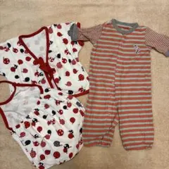BREEZEとコムサ　ベビー ロンパース 2点セットのサムネイル