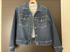 無印良品　デニムジャケット　インディゴブルー Gジャン Sサイズ　レディース