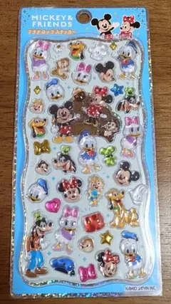 【正規品】プチドロップステッカー　ディズニー　ミッキー&フレンズ