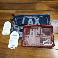 OUTDOOR PRODUCTS × BAYFLOW ポーチ 2点ベイフローのサムネイル