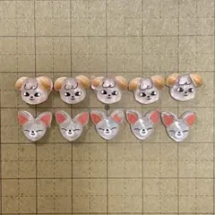 straykids skzoo パピーム フォクシニー マンネズ ネイルパーツ