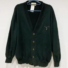 2450-10○トラサルディ カーディガン ゴルフ ダークグリーン