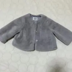 RADCHAP ボアアウター 90㎝ライトグレー　ブランシェス