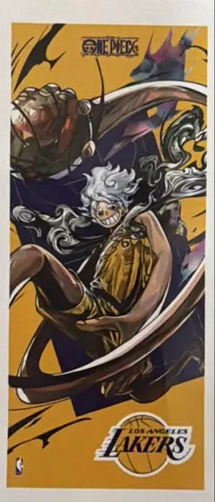 会場受取・抽選販売限定品ONE PIECE×NBA スポーツタオル サボ バスケ