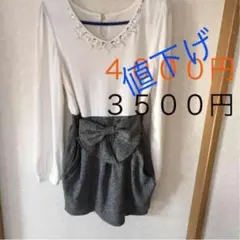 リボンワンピ 入園式入学式に フォーマル