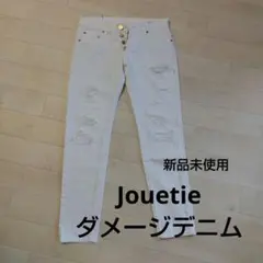 jouetie　 ダメージデニム　白