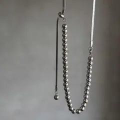 【未使用】メタルボール ネックレス