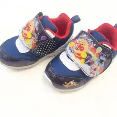 未使用　アンパンマン スニーカー ネイビー/レッド　14cm