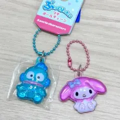 サンリオ ぷっくりったいキーホルダー ハンギョドン マイメロディ 2点セット