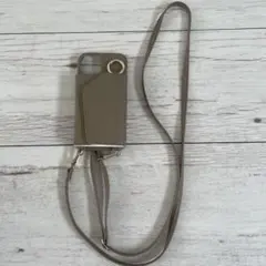 スマホショルダーストラップ カードポケット鏡付き