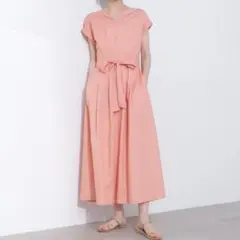 タックウエストリボンワンピース N. Natural Beauty Basic