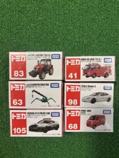 ⭐︎今日だけ値下げいたします⭐︎トミカミニカーセット 6種のサムネイル