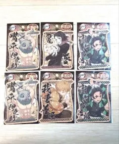 6枚セット✨️鬼滅の刃 キャラクター ステッカー