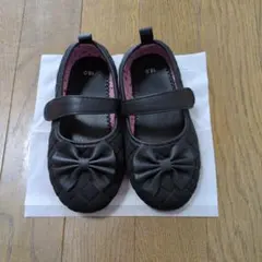 黒いリボン付きフォーマルシューズ 18.0 cm