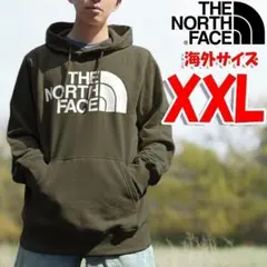 ノースフェイス ハーフドームパーカー 海外XXL 日本4L相当 新品 カーキ