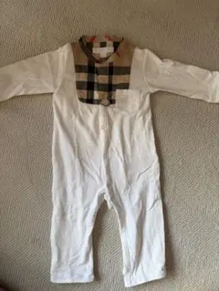 ピ*ピ様 【期間限定値下げ】BURBERRY チェック襟ロンパース 70cm